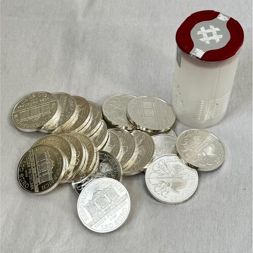 2022 10 x Austrian Philharmonic 1oz silver coin - 311g