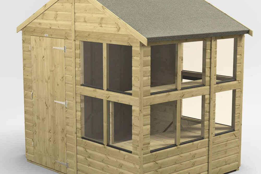 Premium Apex Potting Shed 6x8