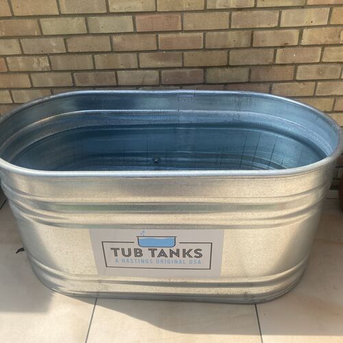 Oval stock tank - wide
