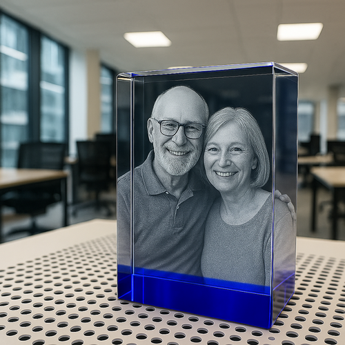 The Rio Super 3D Deluxe XX Large Ocean Blue Crystal Block