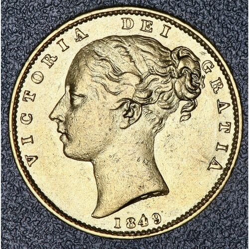 Queen Victoria 1849 full gold sovereign