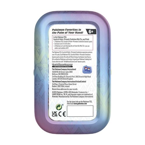 Pokémon TCG: Scarlet & Violet-Prismatic Evolutions Mini Tin (Sylveon)