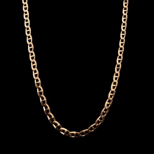 9ct yellow gold marina chain
