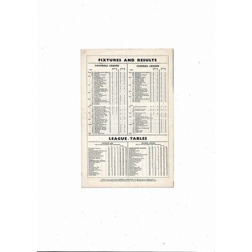 1959/60 Manchester United v Sheffield Wednesday FA Cup Football Programme + Press Cuttings