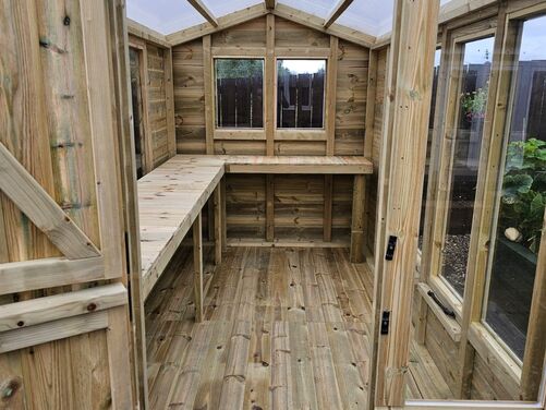 #A039 10x6 Apex Potting Shed