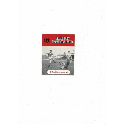 1963/64 Barnsley v Peterborough United Football Programme