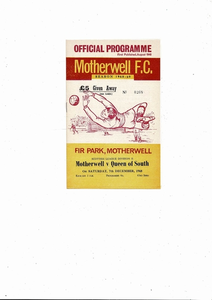 Football Programmes being listed today