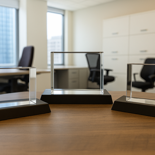 Quality Square / Rectangular LED light base, lights up your crystal to beautiful masterpiece at night.