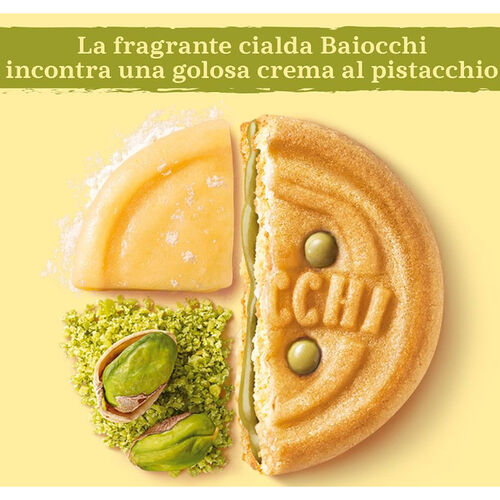 Mulino Bianco Baiocchi Biscuits With Pistachio 240g