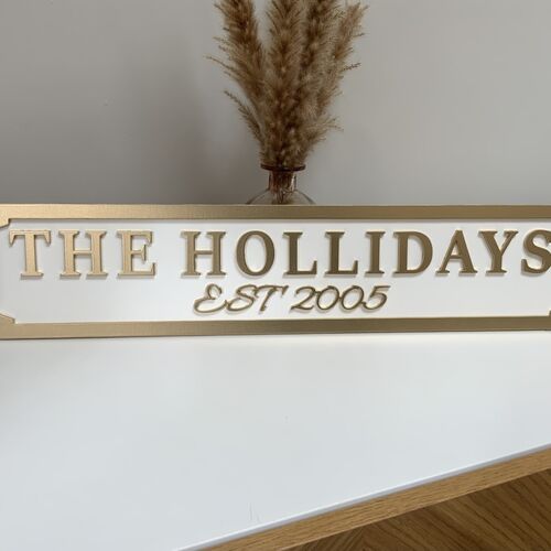 Customised Family Street Signs