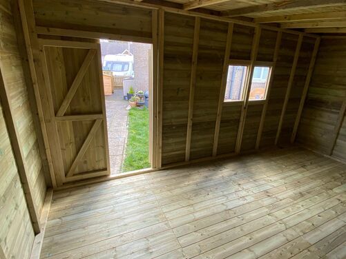 #P070 16x10 Pent Shed