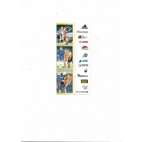 Chelsea v Skonto Riga Champions League Football Programme 1999/00