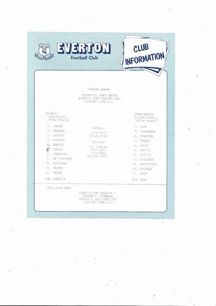 More Football Programmes being listed today