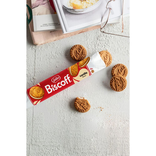 Biscoff  Caramelised Sandwich Biscuits Vanilla Flavour Filing - 150g