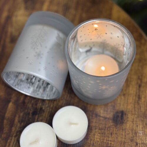 Winter Wishes Container and Tea lights