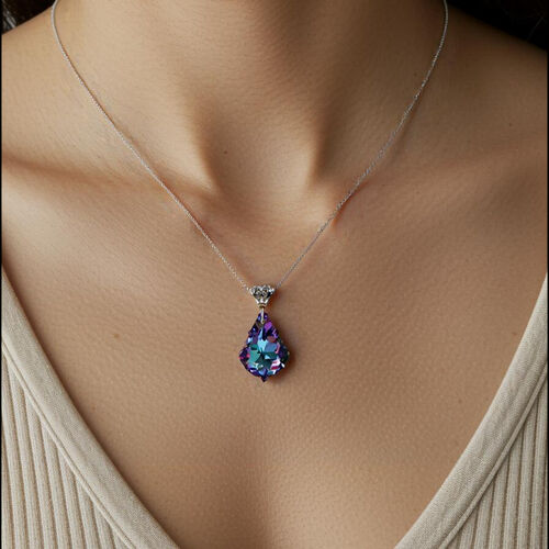 Vitrail Light Baroque Serinity Crystal Necklace