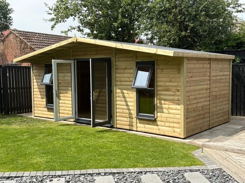 #PVC005 20x10 Apex Summer House