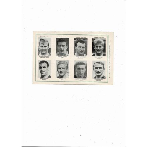 Football League v Italian League Football Programme 1961 @ Manchester United