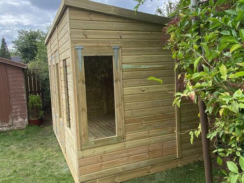 #SHP011 12x10 Pent Summer House