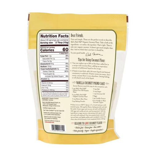 Bob's Red Mill Organic Coconut Flour 453g