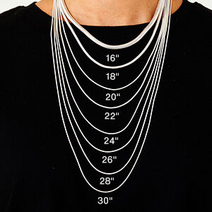 Sterling silver 1.2mm snake chain