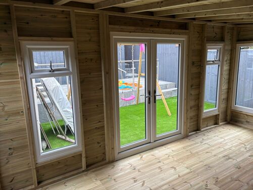 #PVC022 16x10 Pent Summer House