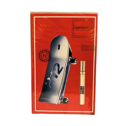 212 Men Heros Gift Set | 90ml & 10ml | Carolina Herrera