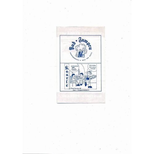 Oulun Palloseura v Liverpool European Cup Football Programme 1980/81