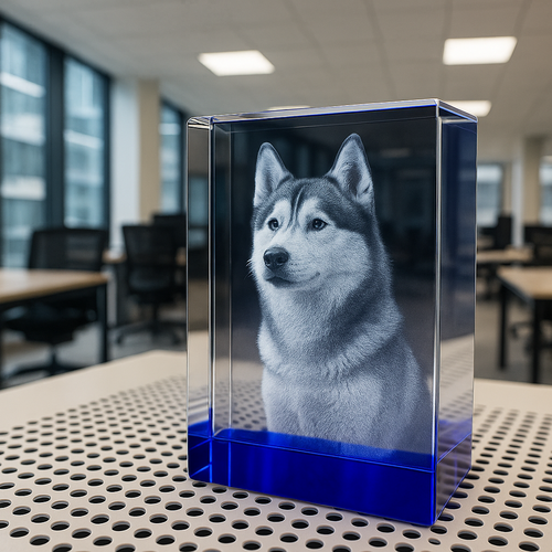 The Rio Super 3D Deluxe XX Large Ocean Blue Crystal Block