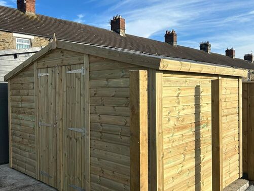 #A072 12x8 Apex Reverse Shed