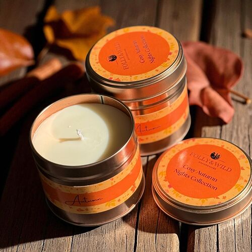 Cosy Autumn Night Tinned Candle