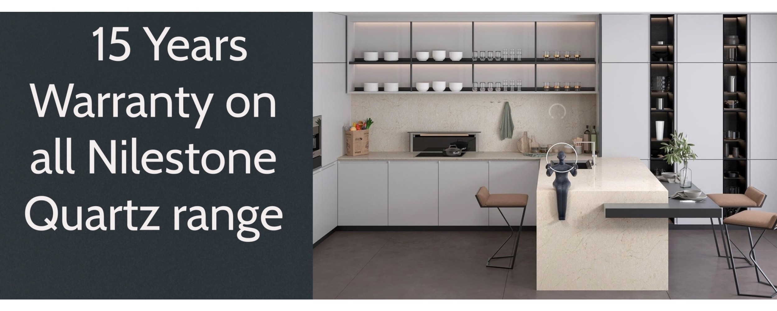 Nilestone quartz Kitchen worktops 