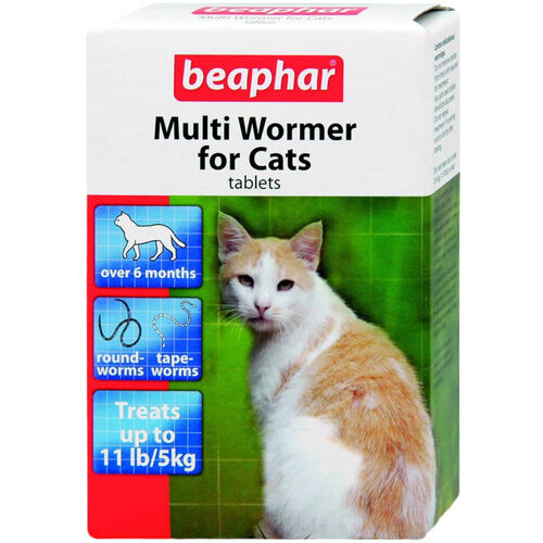 Beaphar Cat Worming Tablets - Dual Pack (12 Tablets)