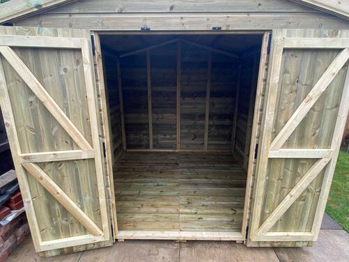 #A074 8x8 Apex Shed