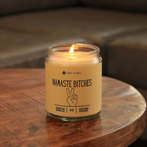 Namaste Bitches 9oz Candle