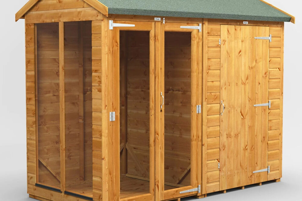 Apex Summerhouse Combi 8x4 with 4ft store
