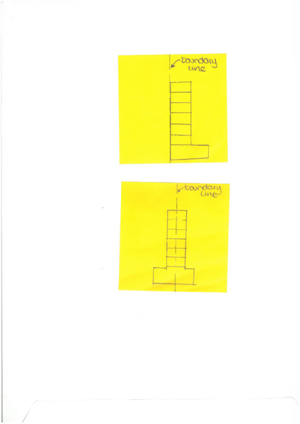 Advantages and disadvantages of building a wall astride the boundary.
