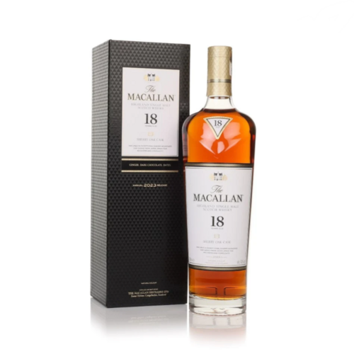 The Macallan 18 Year Old Sherry Oak Whisky (2023 Release)