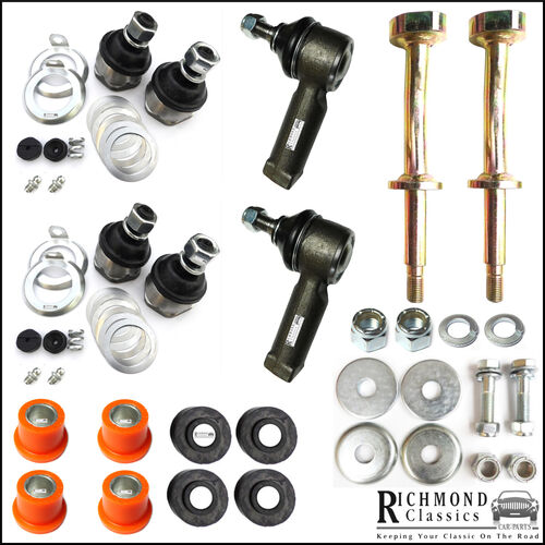 Classic Mini Lower Front Suspension Kit - Track Rod Ends, Ball Joints, Fulcrum Pins