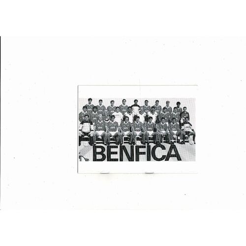 Sparta Prague v Benfica European Cup Football Programme 1991/92