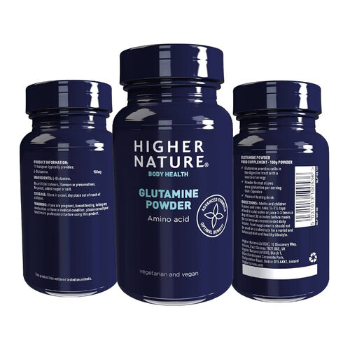 Higher Nature Glutamine Powder 100g