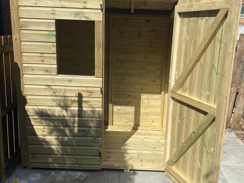 #P066 6x4 Pent Shed