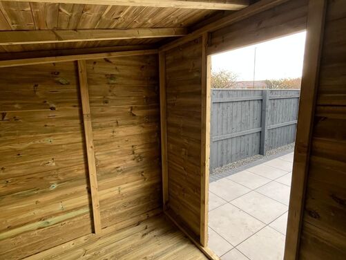 #P080 8x6 Pent Shed