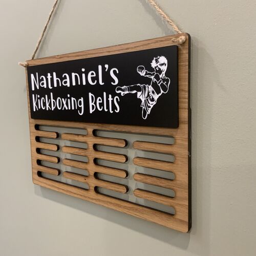 Customised Martial Arts Medal Hanger | Custom Medal Display Rack | Sports Medal Hanger