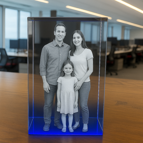 The Rio Super 3D Deluxe XX Large Ocean Blue Crystal Block