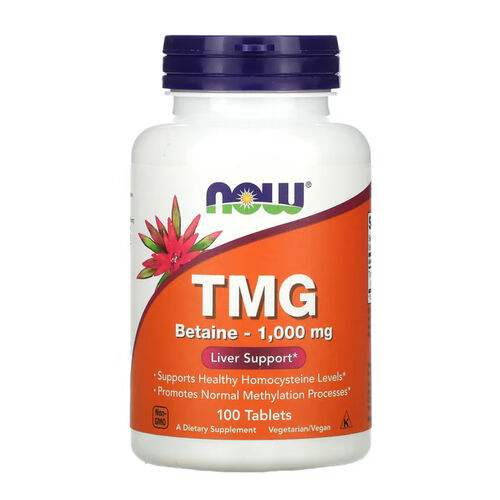NOW Foods TMG Betaine 1000mg - 100 tablets