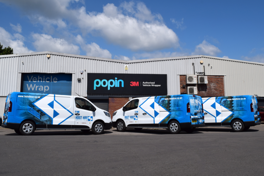 Vehicle graphics on vans