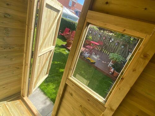 #P066 6x4 Pent Shed