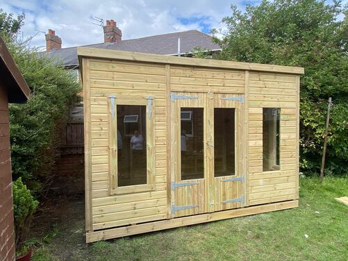 #SHP011 12x10 Pent Summer House