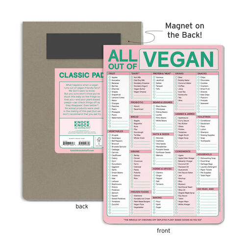 All Out of Vegan (with Magnet) Classic Pad